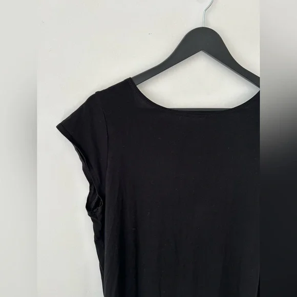 Jax + Lennon bamboo peplum black dress - Picture 10 of 10